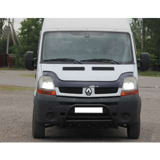 Voorbumperbeugel WT003 Black (RVS) Nissan Interstar 2002–2010 foto 1