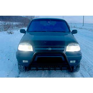 Bullbar WT004 Black (RVS) Chevrolet Niva 1998–2020 foto 2