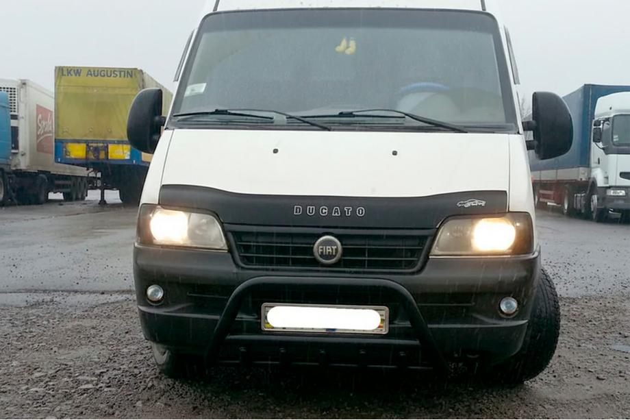Peugeot Boxer 1994–2006 Bullbar WT003 Black (RVS) Foto 2