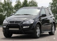 SsangYong Action 2005–2018 Bullbar WT003 Black (RVS) foto 3
