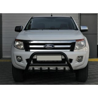 Frontbeschermbeugel WT003 Black (RVS) Ford Ranger 2011–2022 foto 1