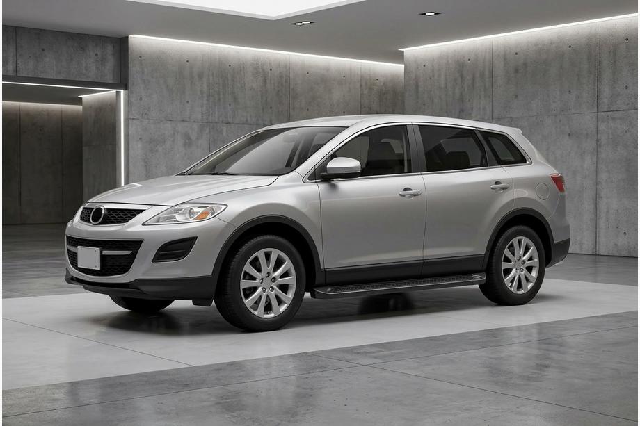 Mazda CX-9 2007–2016 Allmond Black side steps (2 st., aluminium) Image
