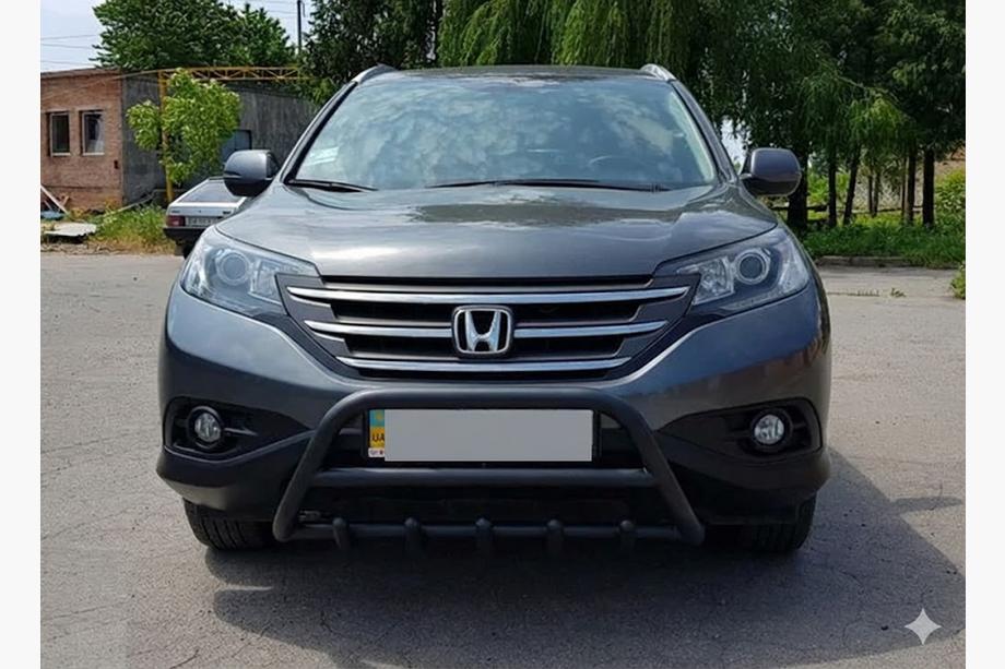 Honda CRV 2012–2016 Frontbeschermbeugel WT003 Black (RVS) Image