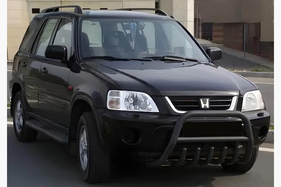 Honda CRV 1996–2001 Bullbar WT003 Black (roestvrij staal) Image