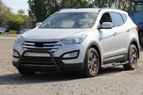 Hyundai Santa Fe 3 2012–2018 Voorbumperbeugel WT003 Black (RVS) foto 5