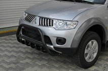 Mitsubishi L200 2006–2015 Bullbar WT003 Black (RVS) foto 1