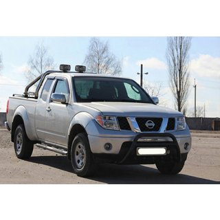 Bullbar WT003 Black (RVS) Nissan Navara 2006–2015 foto 1