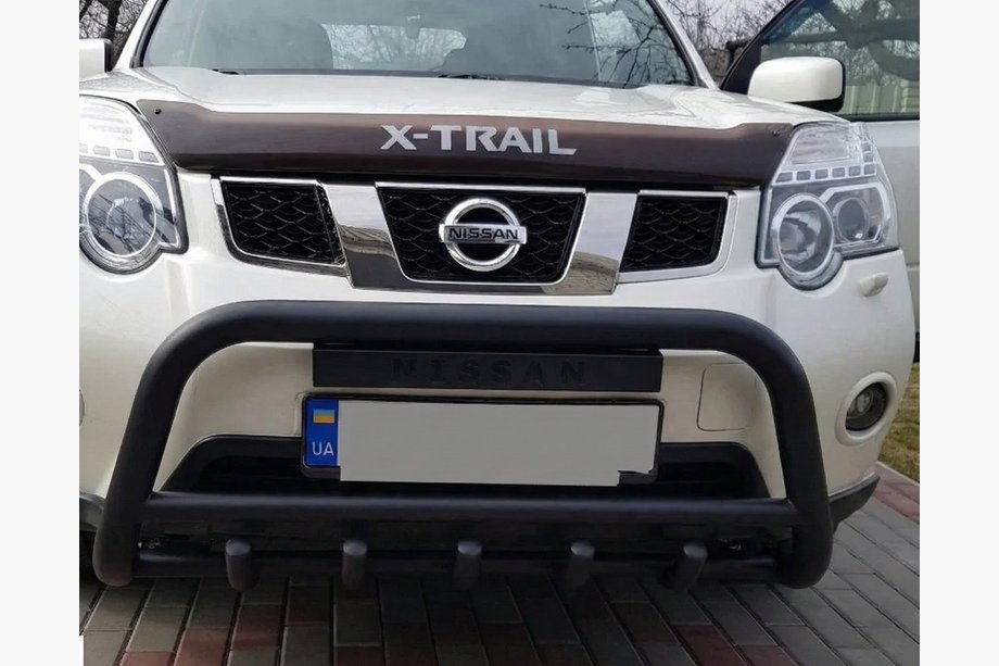 Nissan X-trail T31 2007–2014 Bullbar WT003 Black (roestvrij staal) Foto 8