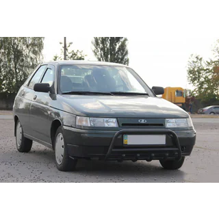 Bullbar WT003 Black 60 mm (RVS) ВАЗ 2110-21115 1995–2015 foto 2