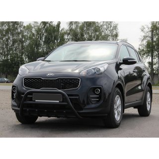 Bullbar WT003 Black (RVS) Kia Sportage 2015–2021 foto 1