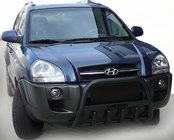 Hyundai Tucson JM 2004– Bullbar WT004 Black (RVS) foto 3