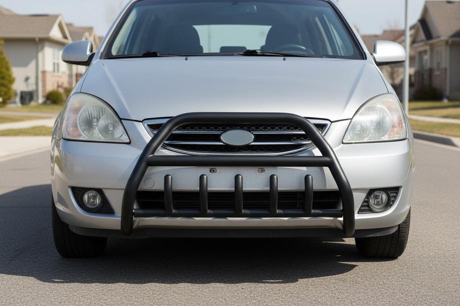 Kia Carens 1999–2012 Bullbar WT003 Black (RVS) Image