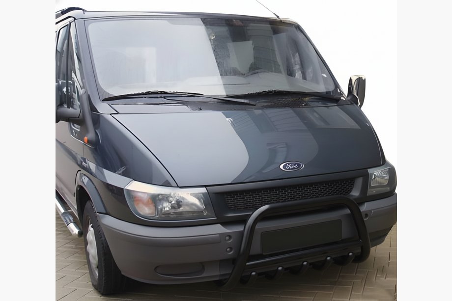 Ford Transit 2000–2014 Bullbar WT003 Black (2000-2006, roestvrij staal) Image