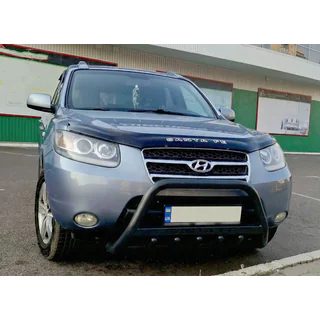 Bullbar WT004 Black (RVS) Hyundai Santa Fe 2 2006–2012 foto 2