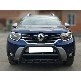 Bullbar zonder logo WT003 Black (RVS) foto 3