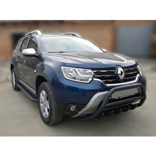 Bullbar zonder logo WT003 Black (RVS) foto 1