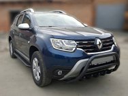 Dacia Duster 2018–2024 Bullbar zonder logo WT003 Black (RVS) foto 1