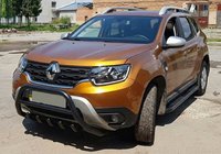 Dacia Duster 2018–2024 Bullbar zonder logo WT003 Black (RVS) foto 4