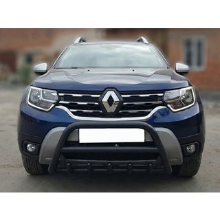 Bullbar zonder logo WT003 Black (RVS) Dacia Duster 2018–2024 foto 3