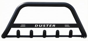 Dacia Duster 2018–2024 Bullbar met opschrift WT004 Black (roestvrij staal) foto 5