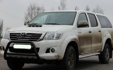 Toyota Hilux 2006–2015 Bullbar WT003 Black (RVS) foto 3