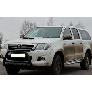 Bullbar WT003 Black (RVS) Toyota Hilux 2006–2015 foto 3
