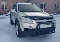 Chevrolet Captiva 2006–2019 Bullbar WT004 Black (RVS) foto 2