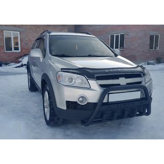 Bullbar WT004 Black (RVS) Chevrolet Captiva 2006–2019 foto 2