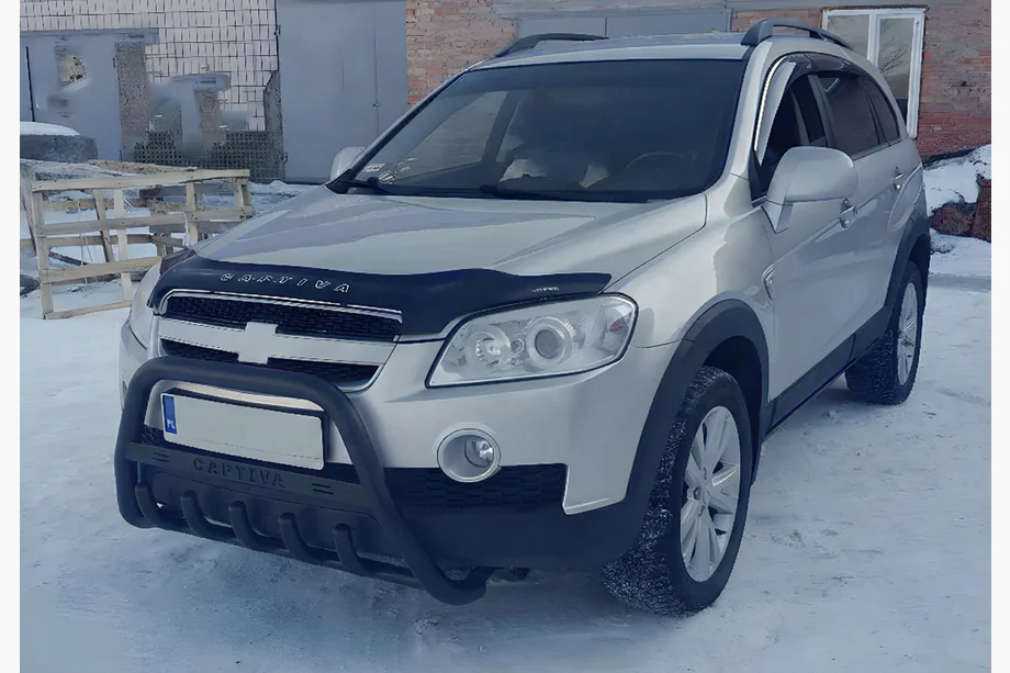 Chevrolet Captiva 2006–2019 Bullbar WT004 Black (RVS) Image