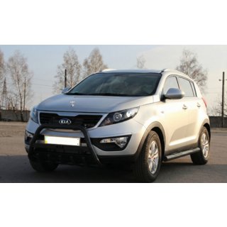 Bullbar WT004 Black (RVS) Kia Sportage 2010–2015 foto 1