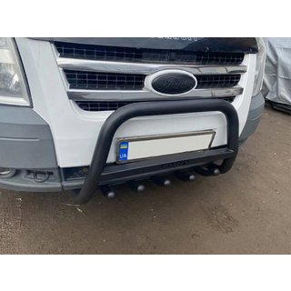 Bullbar WT004 Black (RVS) Ford Transit 2000–2014 foto 2