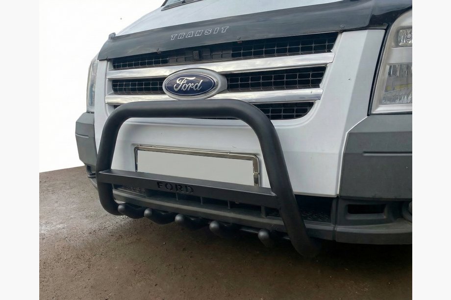 Ford Transit 2000–2014 Bullbar WT004 Black (RVS) Image