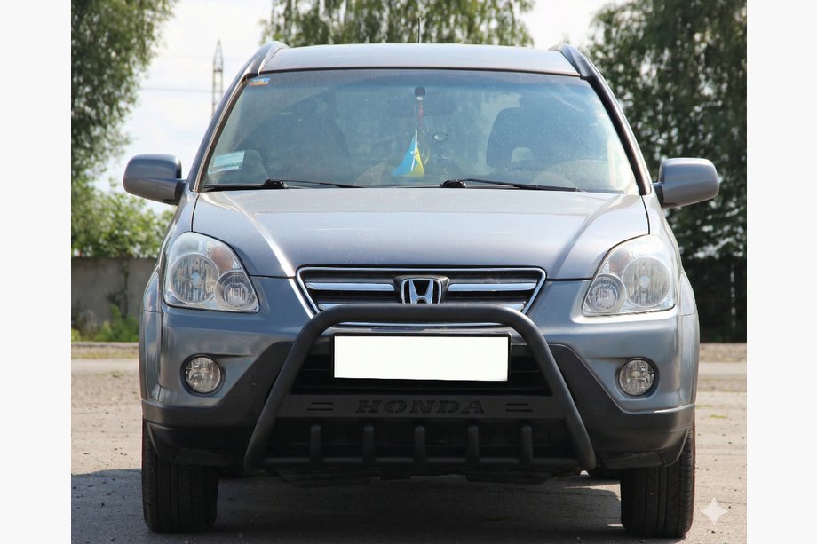Honda CRV 2001–2006 Bullbar WT004 Black (RVS) Image