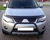 Mitsubishi Outlander 2006–2012 Bullbar WT004 Black (RVS) foto 1