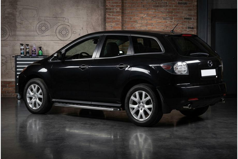 Mazda CX-7 2006–2012 Maydos V1 side steps (2 stuks, RVS) Foto 1