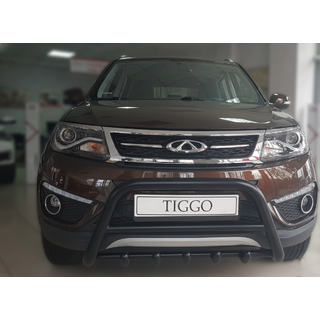 Bullbar WT003 Black (RVS) Chery Tiggo 5 2013– foto 1