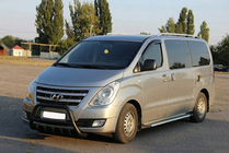 Hyundai H300, H1, Starex 2008–2020 Bullbar WT003 Black (RVS) foto 3