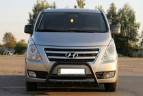 Hyundai H300, H1, Starex 2008–2020 Bullbar WT003 Black (RVS) foto 1