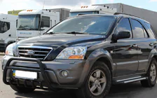 Kia Sorento I BL 2002–2009 Bullbar WT003 Black-2 (RVS) foto 1