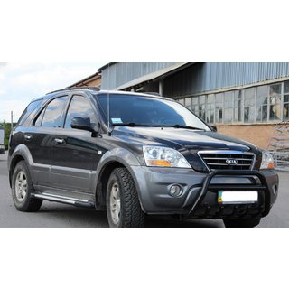 Bullbar WT003 Black-2 (RVS) Kia Sorento I BL 2002–2009 foto 4