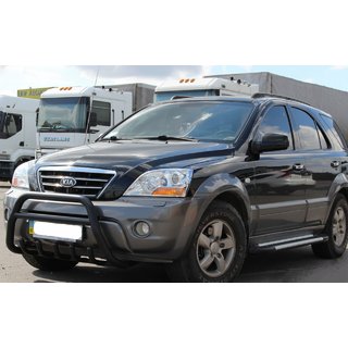 Bullbar WT003 Black-2 (RVS) Kia Sorento I BL 2002–2009 foto 1