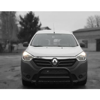Bullbar WT003 Black (RVS) Dacia Lodgy 2012–2022 foto 3