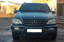 Mercedes ML W163 1997–2005 Bullbar WT004 Black (RVS) foto 2