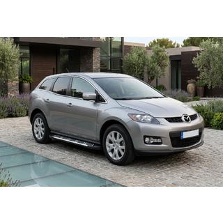 Sunrise side steps (set van 2, aluminium) Mazda CX-7 2006–2012 foto 1