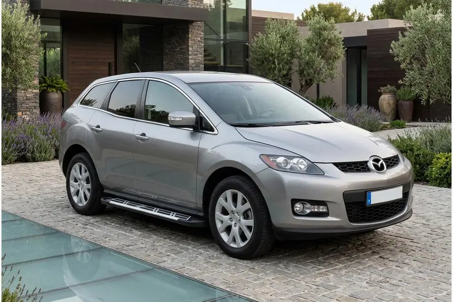 Mazda CX-7 2006–2012 Sunrise side steps (set van 2, aluminium) Image
