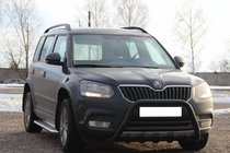 Skoda Yeti 2009–2017 Bullbar WT003 Black (RVS) foto 1