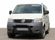 Volkswagen T5 Multivan 2003–2010 Bullbar WT003 Black (RVS) foto 1