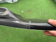 BMW 5 Serie E60/E61 2003–2010 Outlet: Voorlip spoiler DPT (met vinnen, voor M5 Hamann, hoogglans zwart) foto 4