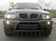 BMW X5 E53 1999–2006 Bullbar WT003 Black (RVS) foto 2