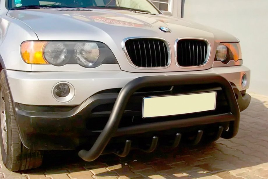 BMW X5 E53 1999–2006 Bullbar WT003 Black (RVS) Image